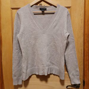 Banana Republic Fine Italian Merino Wool V-neck sweater Size XL